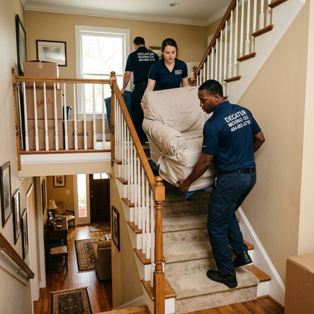 Moving Heavy Furniture Downstairs